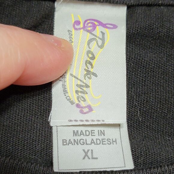 Rock Me Apparel SS Black Unisex Tee "David Bowie Labyrinth" - Size XL - Picture 4 of 5